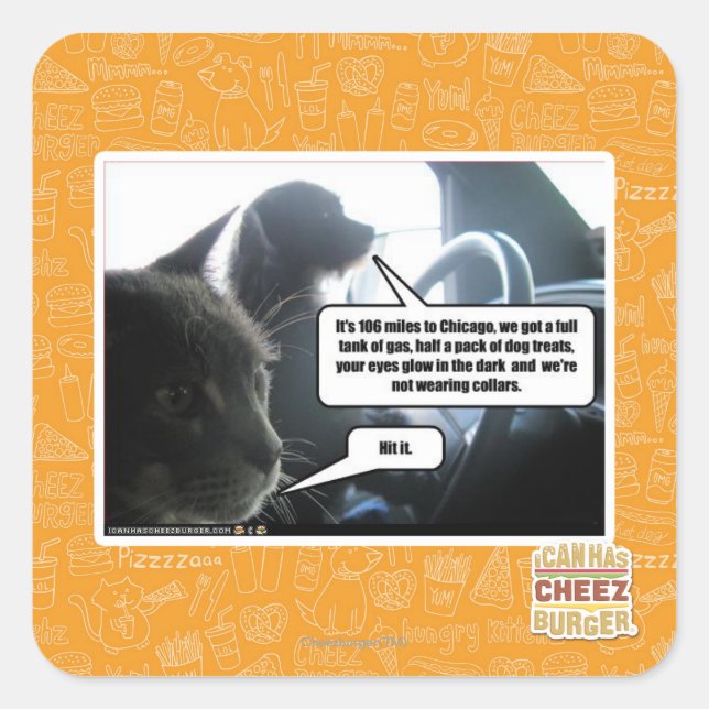 Sticker Carré Frappe-Le. (Devant)