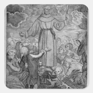 Sticker Carré Fray Junipero Serra