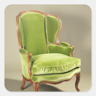 Sticker Carré French bergere chair, ch.1725