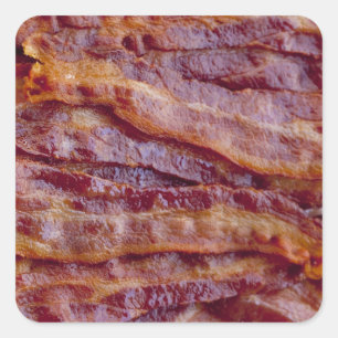 Sticker Carré Fried bacon (homonymie)