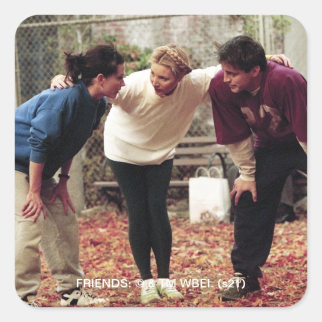 Sticker Carré FRIENDS™ | Équipe Geller Bowl Monica (Devant)