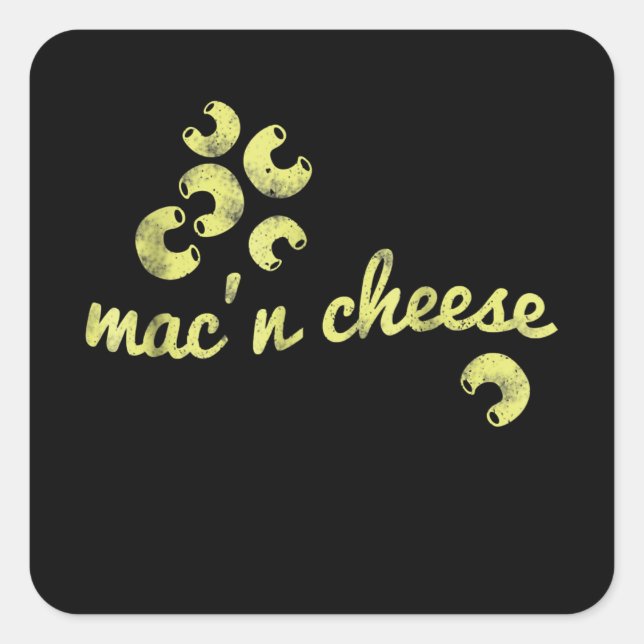 Sticker Carré Fromage de Macn - Humour Chef amusant (Devant)