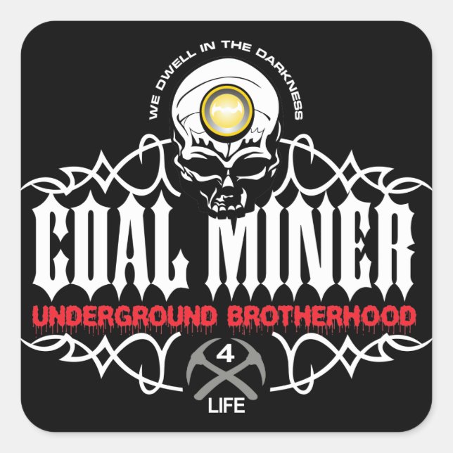 STICKER CARRÉ FRONTIÈRES SOUTERRAINES (Devant)