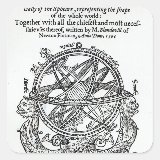 Sticker Carré Frontispiece de 'A Plain Treatise �' (Devant)