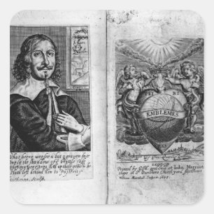 Sticker Carré Frontispiece 'Emblems'