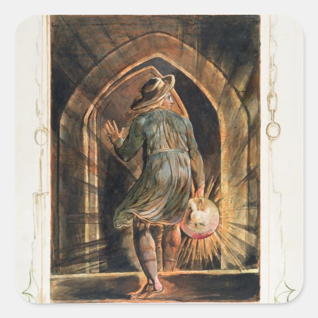 Sticker Carré Frontispiece to 'Jerusalem' (Bentley Copie E) 1804 (Devant)