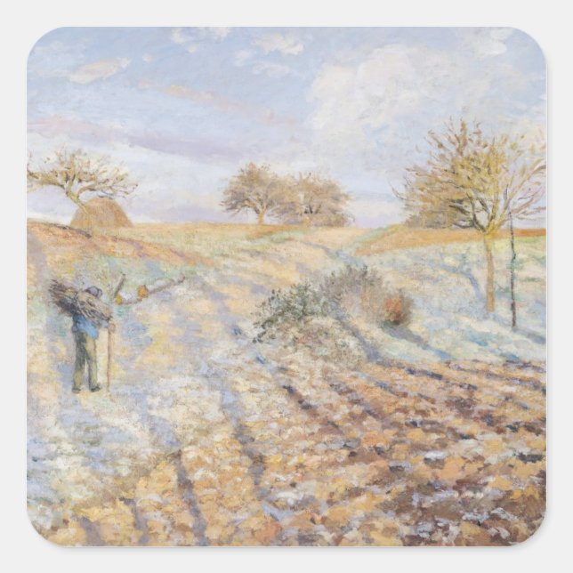 Sticker Carré Frost blanc, 1873 (Devant)