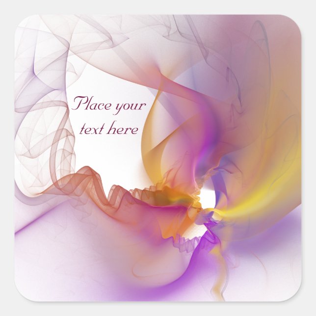 Sticker Carré Fumée légère (Devant)