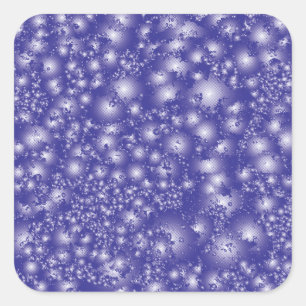 Sticker Carré Fun PURPLE Abstrait Encre Super motif Splash