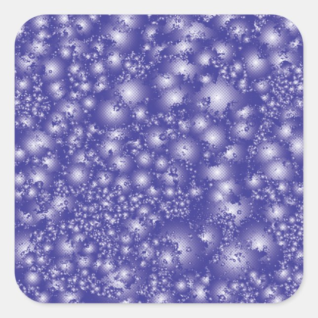 Sticker Carré Fun PURPLE Abstrait Encre Super motif Splash (Devant)