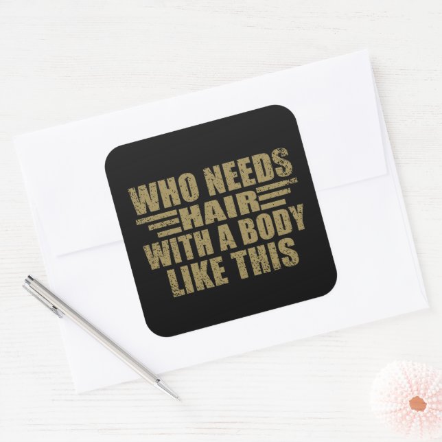 Sticker Carré Funny sarcastique cite humour adulte sarcasme (Enveloppe)