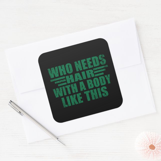 Sticker Carré Funny sarcastique cite humour adulte sarcasme (Enveloppe)