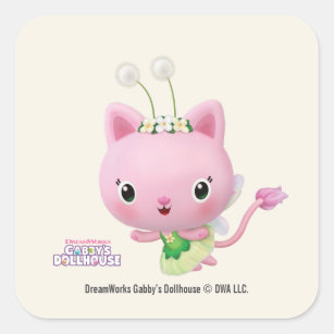 Sticker Carré Gabby's Dollhouse   Kitty Fairy