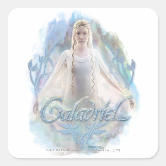 Sticker Carré Galadriel With (Devant)