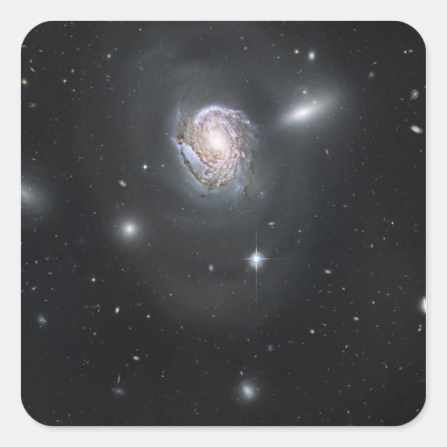 Sticker Carré Galaxie spirale NGC 4911 (Devant)