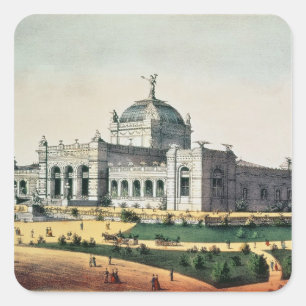 Sticker Carré Galerie d'art