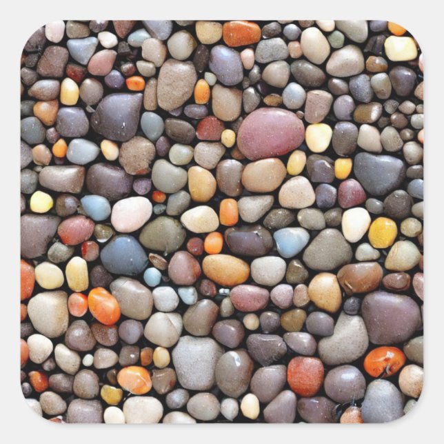 Sticker Carré Galets (Devant)