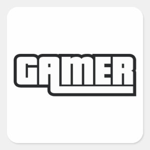STICKER CARRÉ GAMER
