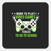 Gamer Gift Né Pour Jouer À Des Jeux Vidéo