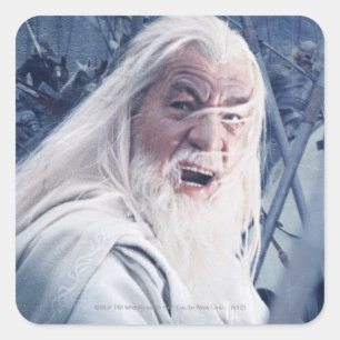 Sticker Carré GANDALF™ En Bataille