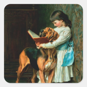 Sticker Carré Garçon ou éducation obligatoire