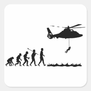 Sticker Carré Garde côtière