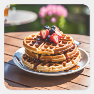 Sticker Carré gaufres