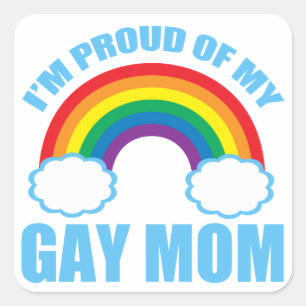 Sticker Carré Gay Mom