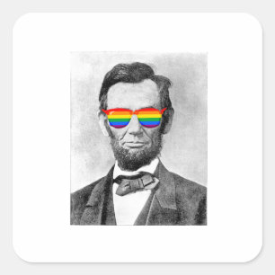Sticker Carré Gaybraham Lincoln