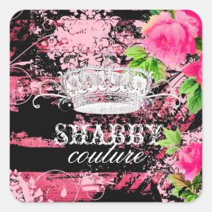 Sticker Carré GC Shabby Wild Garden Tiara