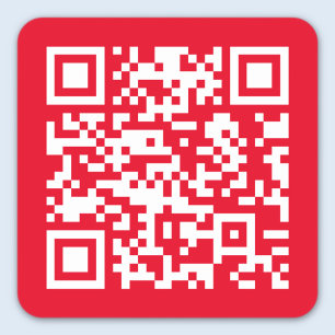 Sticker Carré GÉNÉRER INSTANTANÉMENT QR Code avec n'importe quel