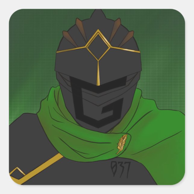 Sticker Carré Genko037 (Devant)