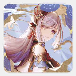 Sticker Carré Genshin Impact Shenhe