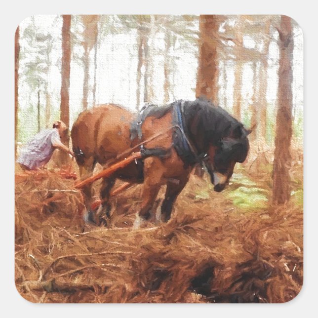 Sticker Carré Gentle Giant (Devant)