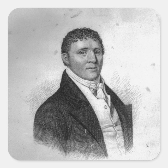 Sticker Carré George Cooper, gravé par Percy Roberts (Devant)