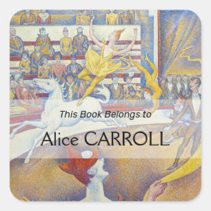 Sticker Carré Georges Seurat - Le Cirque