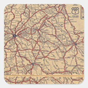 Sticker Carré Géorgie 8