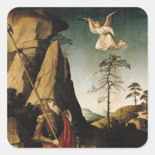 Sticker Carré Gideon and the Fleece, c.1490