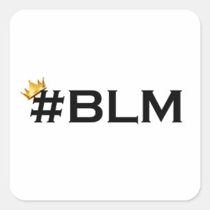 STICKER CARRÉ GIFT, BLM UNISEX, FEMMES, HOMMES
