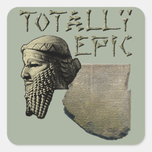 Sticker Carré Gilgamesh : Totalement épique