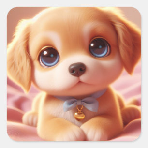 Sticker Carré "Gingembre"