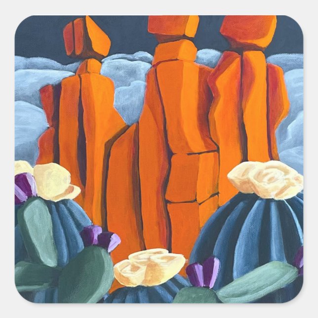 Sticker Carré Girls, Girls, Girls (Devant)