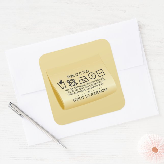 Sticker Carré Give it to your mom 1 (Enveloppe)