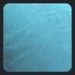 Sticker Carré Glaces Water Ice Blue Frost Chic Winter métallc<br><div class="desc">Christmas Season,  Wintertime,  Frozen Water Ice Blue Frost Chic Winter Metallic Solive Style</div>