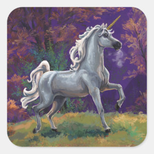 Sticker Carré Glade Unicorn