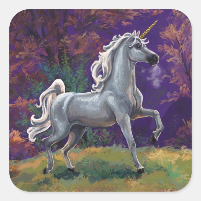 Sticker Carré Glade Unicorn (Devant)