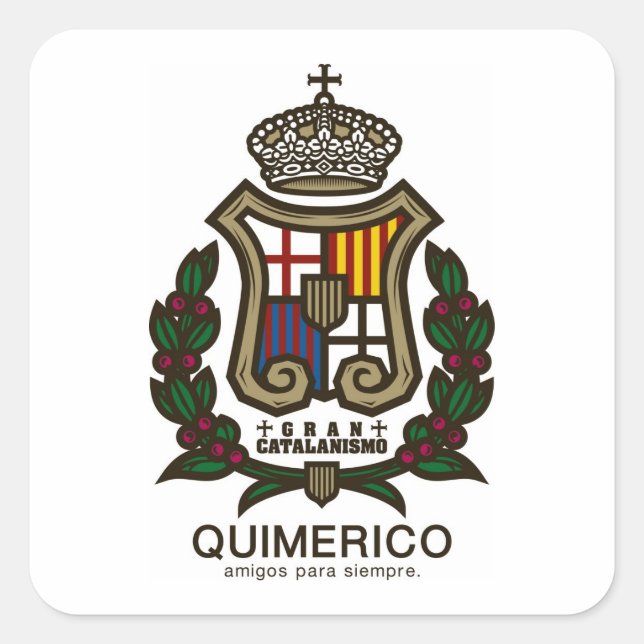 STICKER CARRÉ GLAN CATALANISMOシール (Devant)