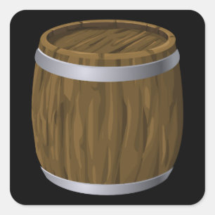 Sticker Carré Glitch Sac de meuble baril d'armoire