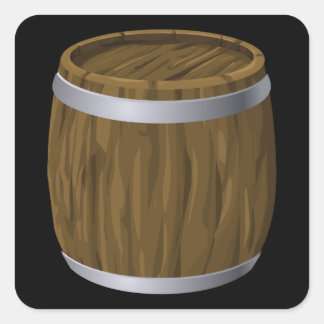 Sticker Carré Glitch Sac de meuble baril d'armoire