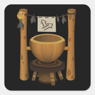 Sticker Carré Glitch Shrines npc shrine lem